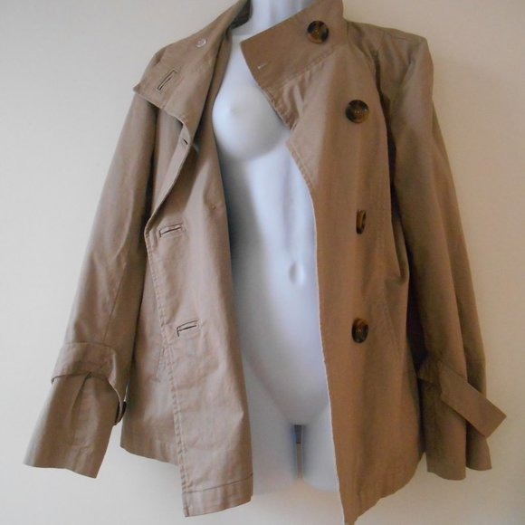 🇫🇷 JODHPUR mini-trench coat beige size FR42/US10 - Picture 8 of 14
